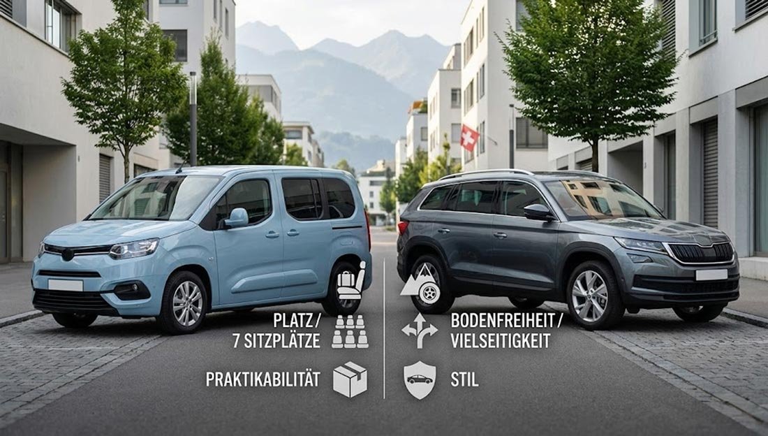 Der Unterschied zwischen einem MPV und einem SUV Der Unterschied zwischen einem MPV und einem SUV